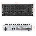 thumbnail image 4 of Professional 5-Channel DJ Rack Stereo Mixer Console de mixage, 4 of 7
