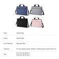 thumbnail image 4 of Mistaha Sac pour Ordinateur Portable 13,3 Pouces Grande Capacité Résistant aux Rayures Anti-Éclaboussures en Tissu Oxford Sac de Protection pour Ordinateur Portable Rose, 4 of 7