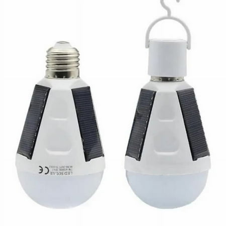 

miaomiaoke Solar Light Bulbs Emergency Solar Rechargeable Light Bulbs Outdoor Waterproof Camping Lamps for Tent Outdoor Tents Led Light Bulbs Portable Night Shelters Power Outages