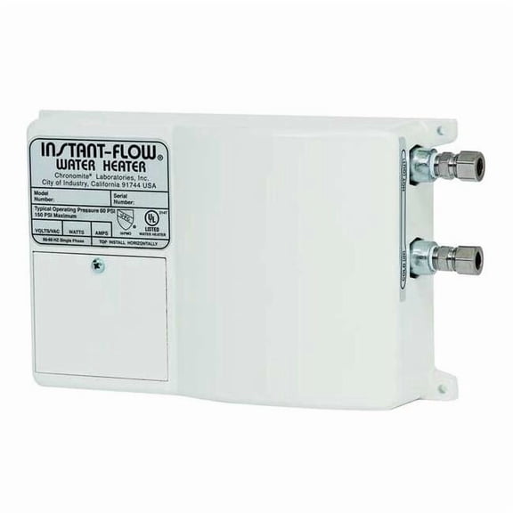 Chronomite 277VAC, 20 Amps, Both Electric Tankless Water Heater SR-20L/277 HTR-I