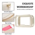thumbnail image 3 of Clear Makeup Case Toiletry Bag Multipurpose Travel Makeup Train Case Portable Cosmetic Organizer Transparent Storage Bag White - White, 3 of 5