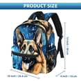 thumbnail image 2 of Shepherd Dog Traveling Backpack School Bags Cute College Backpack Baby Bag Lightweight Large Capacity Printed Design Adjustable Shoulder Strap Suitable, 2 of 6