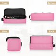 thumbnail image 6 of Hair Tools Storage with Heat Resistant Mat- Solid Color Pastel Printed Curling Iron Travel Bag/Flat Iron Case for Women, 6 of 8