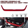 thumbnail image 3 of Xotic Tech Sporty Red Center Console Screen Dash Board A/C Air Conditioning Outlet Cover Trim Panel Frame Decoration Compatible with Toyota Corolla 2020-2023 Corolla Cross, 3 of 9