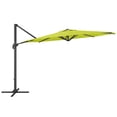 thumbnail image 3 of CorLiving 11.5ft Deluxe Tilting and Rotating Offset Patio Umbrella with Aluminum Frame and Durable Canopy, Lime Green, 3 of 11