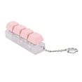 thumbnail image 2 of Keyboard Key Toy Button Keycap Fidget Keychain Decompression Toys(Pink), 2 of 7