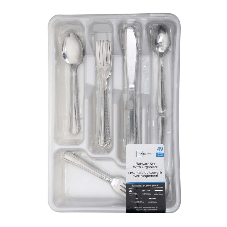 Farberware Fine Stainless Steel Flatware Set - Chelsea - Shop Utensils &  Gadgets at H-E-B