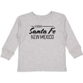 thumbnail image 3 of Inktastic From Santa Fe New Mexico in Black Distressed Text Boys or Girls Long Sleeve Toddler T-Shirt, 3 of 5