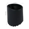 thumbnail image 2 of CHICHUMID 4 Pcs Black Rubber Ladder Pads Covers Round for Grip Enhancement, 2 of 7