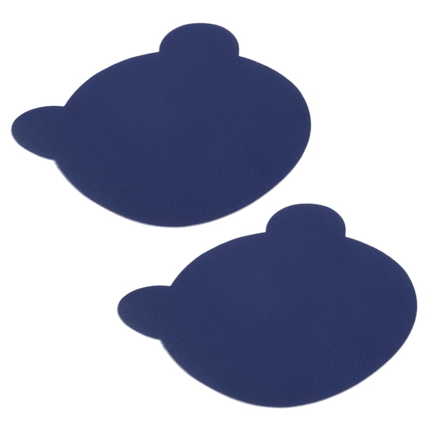 Parche de reparación de cuero, kit de reparación de cinta de vinilo autoadhesiva para muebles para sofás, sillones y sillas de color azul oscuro