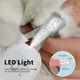 thumbnail image 2 of Pinzas para uñas Gatos y perros con luz LED y cuchillo profesional de acero inoxidable para garra de gato adecuado para aseo de mascotas kaili Sencillez, 2 of 5