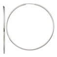 thumbnail image 3 of 925 Sterling Silver Hoop Earrings, 3 of 5