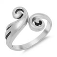 thumbnail image 1 of Sterling Silver Women's Ring 925 Band 14mm Jewelry Female Male Unisex Size 5, 1 of 4