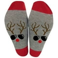 thumbnail image 3 of Dengmore Christmas Winter Stockings Cotton Socks Elks for Men and Women Color Blocking Breathable Stockings Christmas Gifts, 3 of 4