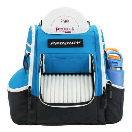 Prodigy Disc Apex XL Backpack | Large Disc Golf Backpack | Store Up to 34+ Discs | Full Height Side Pockets | Disc Golf Bags with Cooler | Safety Pouches for Wallets or Keys | Cordura Nylon Material