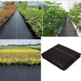 thumbnail image 2 of Tela tejida para control de malezas Black Garden que actúa de forma natural contra las malezas. Cobertura vegetal para paisajismo, permeable y resistente a los rayos UV., 2 of 5