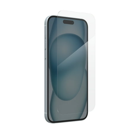 ZAGG InvisibleShield – Apple iPhone 15 Plus Glass Shield Clear Screen Protector, Easy Installation with Precise Install Tray, 3x Stronger Glass, Impact & Scratch Protection