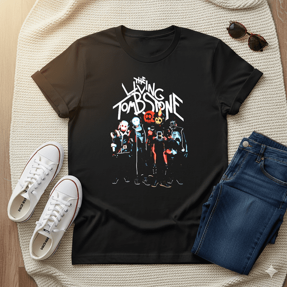 The Living Tombstone Electronic Music Band Fan Graphic Unisex T-Shirt, up to Size 5XL