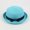 Sky Blue, variant on EliteGoogv Womens Vintage Bow Sun Hat Flat Top Retro Style Wide Brim For Women Summer Beach Travel Outdoor Sun Cap Dress Hat Fedora Headwear