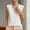 White, variant on WEIee Ladies Tank Tops Women T Shirts Summer Crewneck Sleeveless Blouse Solid Color Lightweight Loose Fit Tops Lady Beach Tank Tee Beige L