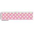 thumbnail image 3 of Ambesonne Romantic Fabric by the Yard Upholstery, Heart Shaped Eggs Design, 5 Yards, Pink Mustard and White, 3 of 5
