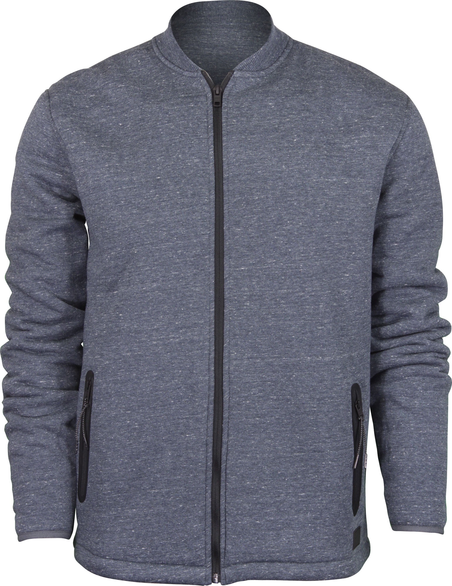 Quiksilver Mens Kurow Sherpa Bomber Fleece Blue Nights Heather