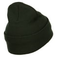 thumbnail image 3 of Australia AUS Flag Embroidered Long Beanie - Olive OSFM, 3 of 5