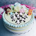 thumbnail image 2 of 8pcs Miniature Panda Cake Decors Decorative Animal Models Panda Design Cake Decor, 2 of 7