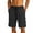 Black, variant on Summer Mens Shorts Solid Color Casual Loose Fit Shorts Beach Vacation With Pockets