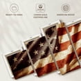 thumbnail image 6 of Elephant Stock Textured American Flag Wall Art - Horizontal Multi Panel Canvas - Living Room Wall Decor - Flags Multi Panel - Brown And Red Decor - 92" x 42", 6 of 8
