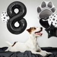 thumbnail image 3 of Set de globos de película de aluminio con estampado de patas negras en forma de antballena para fies, 3 of 4