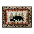 thumbnail image 2 of Masada Rugs Cabin Lodge Area Rug Bear and Cub scene (6 Feet X 9 Feet), 2 of 7