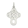 thumbnail image 2 of Auriga Fine Jewelry 925 Sterling Silver Antiqued Celtic Cross Charm for Women L - 38mm, W - 23mm, 2 of 7