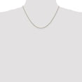 thumbnail image 5 of Solid 14K Rose Gold 1.3mm Diamond-cut Spiga with Spring Ring Lock Chain - 18", 5 of 8