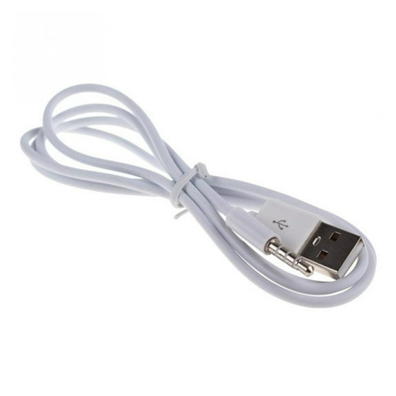 Flexible 3.5mm To USB Cord Charger Cable For Music Players Speakers Syncing Connection