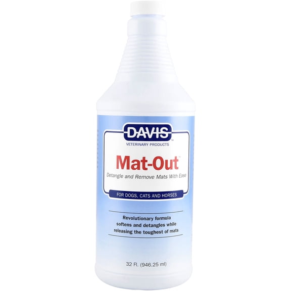 Davis Mat-Out 32oz – Powerful Detangler for Mats & Tangles in Pets & Horses