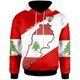 thumbnail image 4 of Sudadera con capucha de la bandera libanesa con estampado 3D de 2024 de Harajuku para hombre, ropa de calle informal de manga larga, jerséis de gran tamaño, 4 of 5