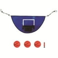 thumbnail image 2 of Mdesiwst 1 Set Universal Trampoline Basketball Hoop Set with Pump and Mini Basketballs Goal Practice Casual Game Children Indoor Outdoor Basketball Sports Toy Birthday Gift, 2 of 7