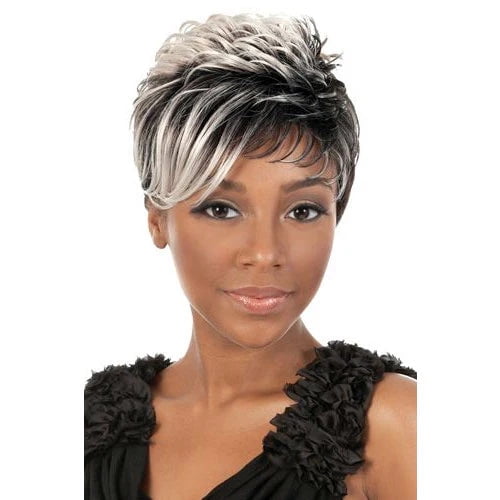Motown Tress High Quality Fiber Synthetic Glueless Wig- Aqua