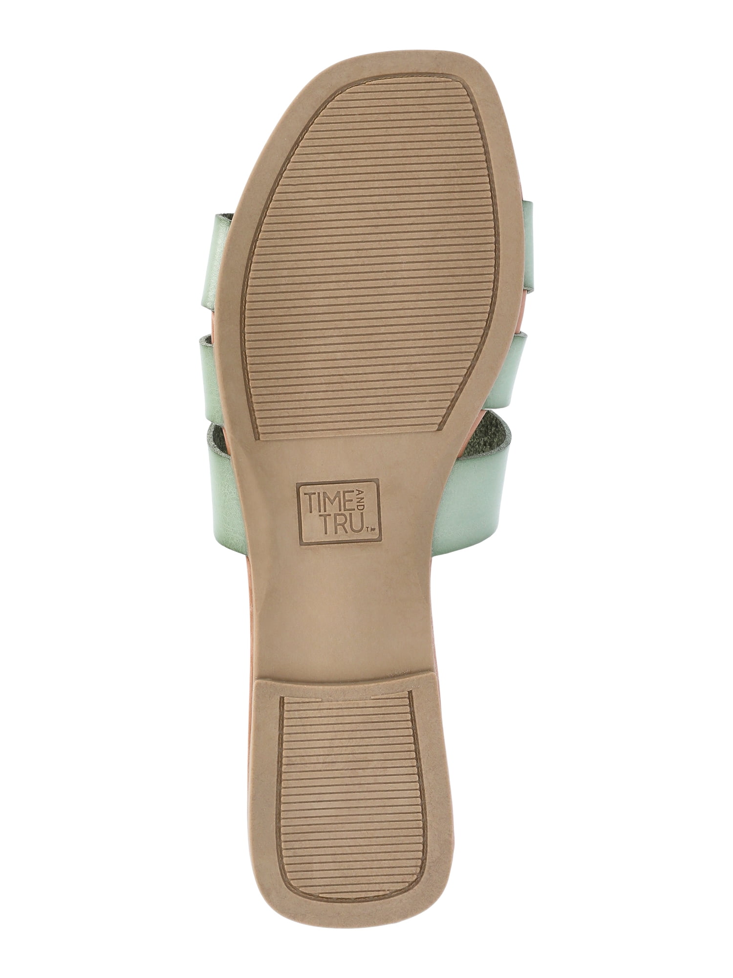 Time and Tru Women's Hardware Slide Sandals