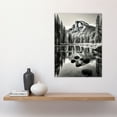 thumbnail image 2 of Majestic Yosemite Valley Iconic Half Dome Black And White Photo Photography Large Wall Art Poster Print Thick Paper 18X24 Inch, 2 of 5