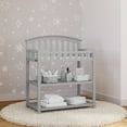 thumbnail image 3 of Graco Infant Changing Table with Changing Pad, Pebble Gray, 3 of 12
