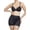 Black, variant on Cupid Women's Tummy Tuck Extra Firm Control Shapewear, Waistline Shaping Short, Sizes S-2XL
