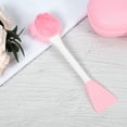 thumbnail image 7 of Unique Bargains Silicone Facial Cleansing Brush Multifunction Face Scrubber for Face Skincare Pink White 6.10"x1.57", 7 of 7
