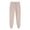 Beige, variant on Light Weight Pants for Women Summer Drawstring High Waist Workout Clothes Loose Cuffed Hem Solid Color Breathable Plus Size Pants Fall Stylish for Weekend Outings L