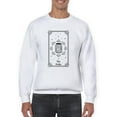 thumbnail image 4 of Pickle Card Sweatshirt Men's -SmartPrintsInk Designs, 4 of 4