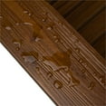 thumbnail image 4 of Shine Company Traditional Cedar Wood Folding Adirondack Chair in Brown, 4 of 5