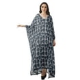 thumbnail image 2 of Moomaya Women's Swimsuit Cover up Caftan Swimwear Sheer Turkish Kaftans Beach Long Dress, 2 of 6