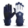 thumbnail image 5 of Guantes de esquí de invierno para hombres y mujeres, para exteriores, cálidos, resistentes al viento, impermeables, con pantalla táctil y acolchados de terciopelo para amantes de la equitación, 5 of 5