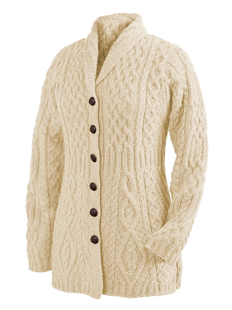 shawl collar pullover sweater women's